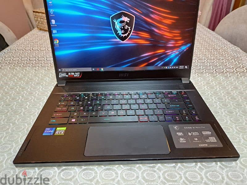 Msi Gs66 stealth  240HZ RTX3060 i7_11800H 8