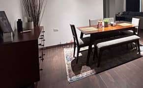 Dinning table with buffet - Home Center