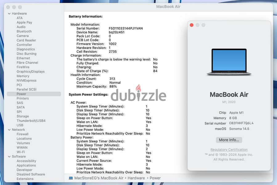 13-inch MacBook Air: Apple M1 chip with 8-core CPU and 7-core GPU, 25 8