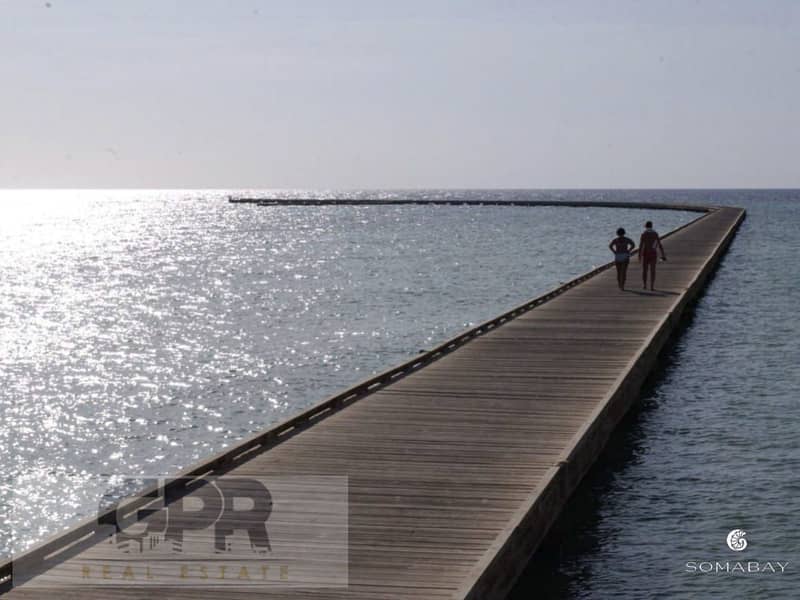 شالية للبيع على الاجون lagoon في سوما باى Soma bay الغردقة Hurghada( prime location from lagoon,sea and pool ) 8