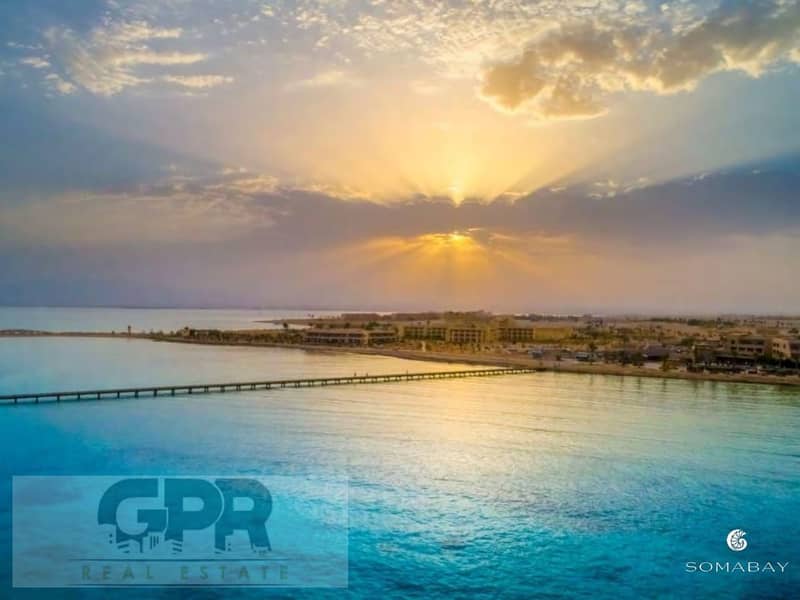 شالية للبيع على الاجون lagoon في سوما باى Soma bay الغردقة Hurghada( prime location from lagoon,sea and pool ) 9