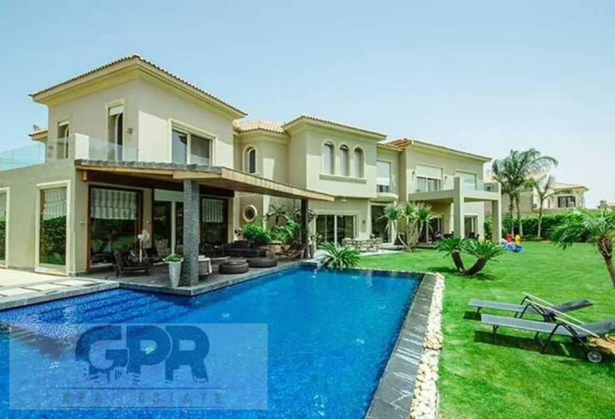 وان ستورى فيلا للبيع فى كمبوند سوان ليك ويست حسن علام اكتوبر Villa One Story for sale in Swanlake West by hassan allam October 3