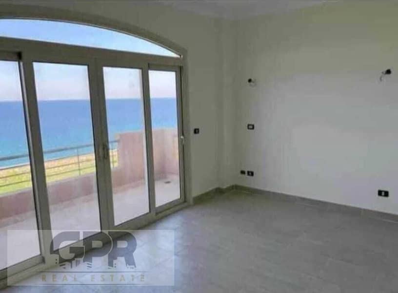 شالية + جاردن خاص للبيع باحلى فيو بانوراما بحر قرية تلال الساحل الشمالي Chalet with panoramic view on sea for sale in Telal North Coast 2