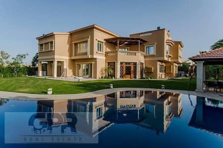 على طريق السويس فيلا استاندالوان للبيع في كمبوند سوان ليك حسن علام التجمع الاول  Standalone Villa for sale in Swan Lake by Hassan Allam New Cairo