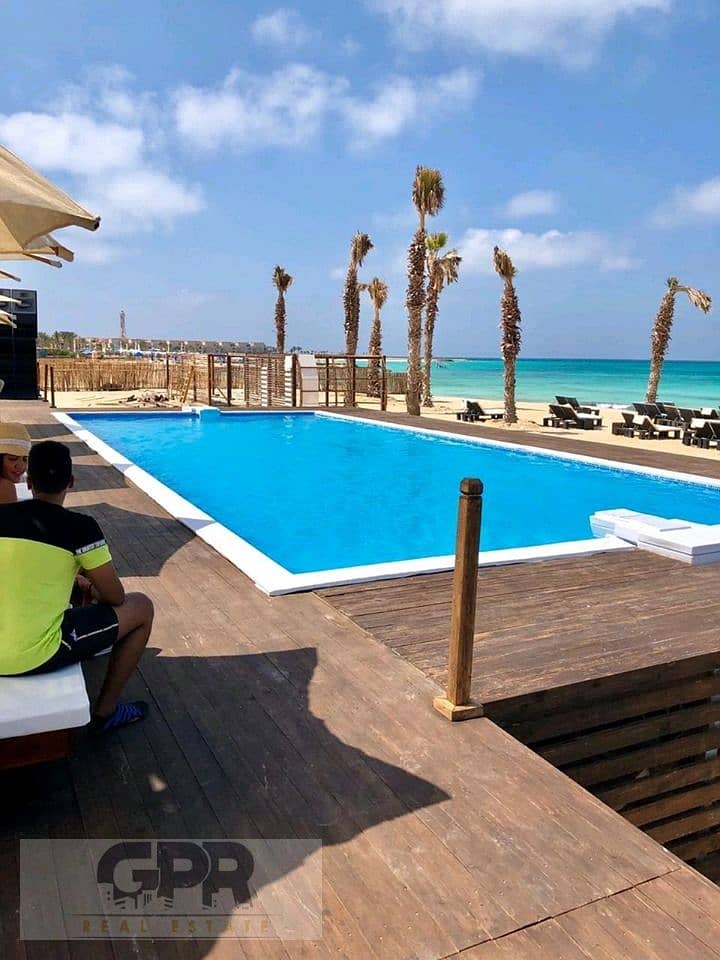 Standalone chalet on sea for sale in Marsa Baghoush , Sidi Heneish , North Coast 0