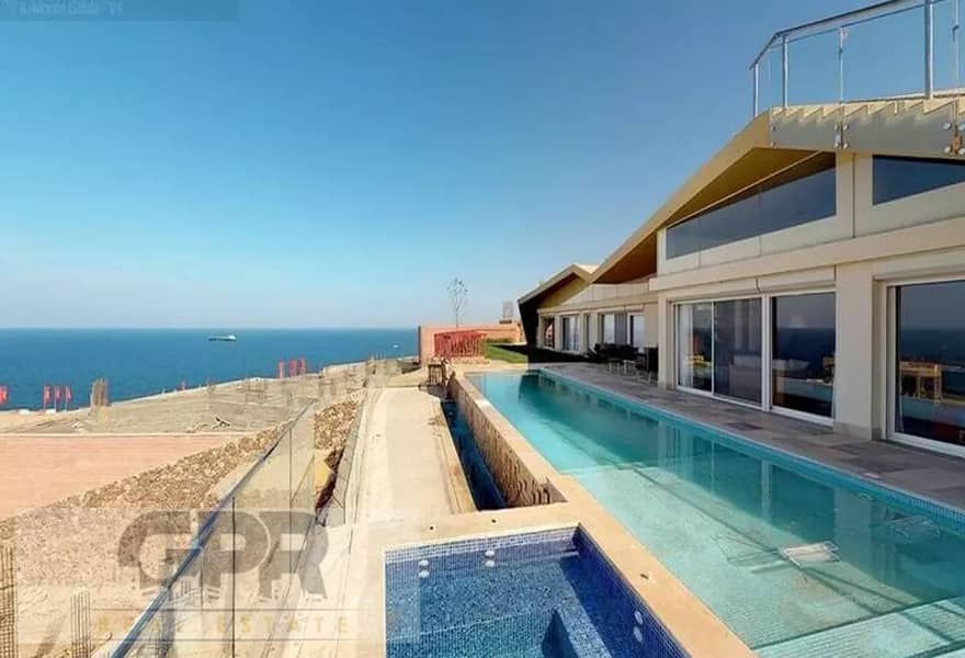 PENTHOUSE Full Sea View 50m  from the Beach Fully Finished | بينتهاوس في العين السخنه  متشطبه بالكامل استلام قريب ع البحر دايركت 0