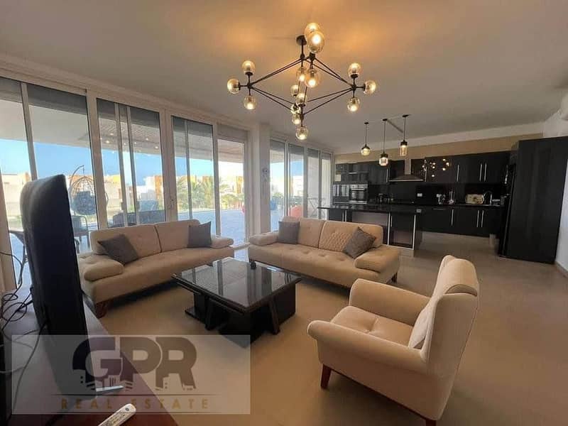 شاليه علوي للبيع في لافيستا تاني صف من البحر استلا فوري كـاش بـ2,000,000 / /Tpyical floor chalet(sea view) for sale in la vista gardens al sokhna 7