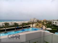 Panoramic sea view fully funished chalet ( 150sqm) next hacienda west / سي فيو شاليه 3غرف نوم متشطب في لافيستا جاهز للتعاقد