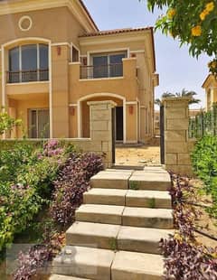 Independent villa for sale in Stone Park Compound, large area, 10% down payment 0