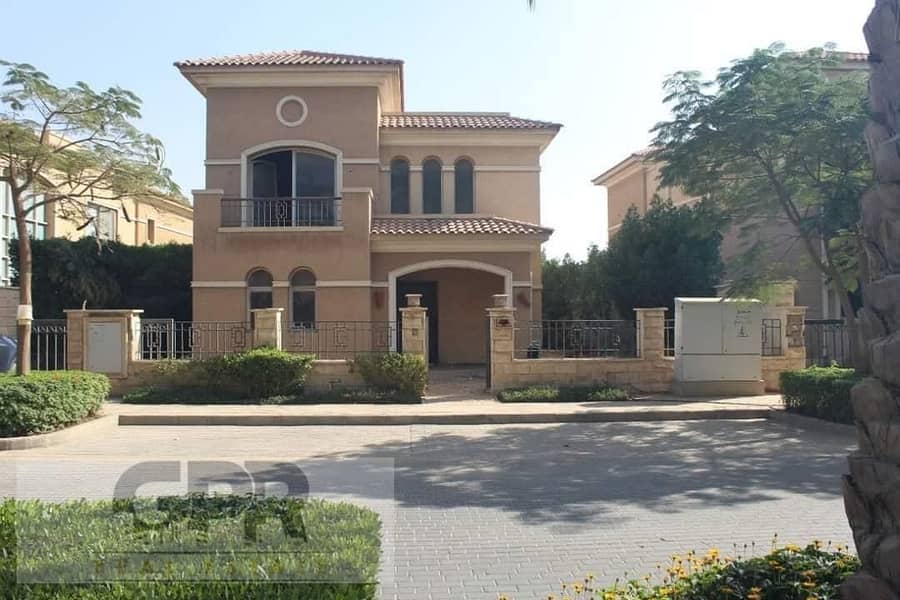 Independent villa for sale in Stone Park Compound, large area, 10% down payment 1