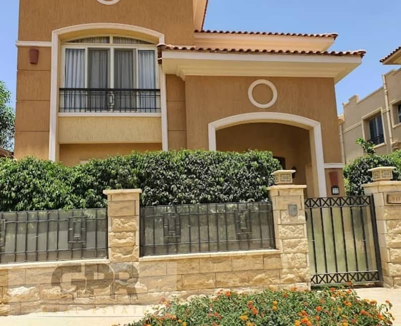 Independent villa for sale in Stone Park Compound, large area, 10% down payment 3