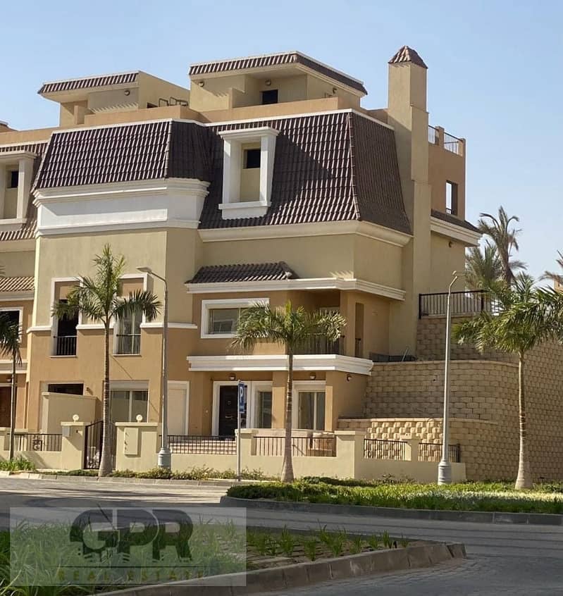 Distinctive villa for sale in Sarai, New Cairo, at a snapshot price 9