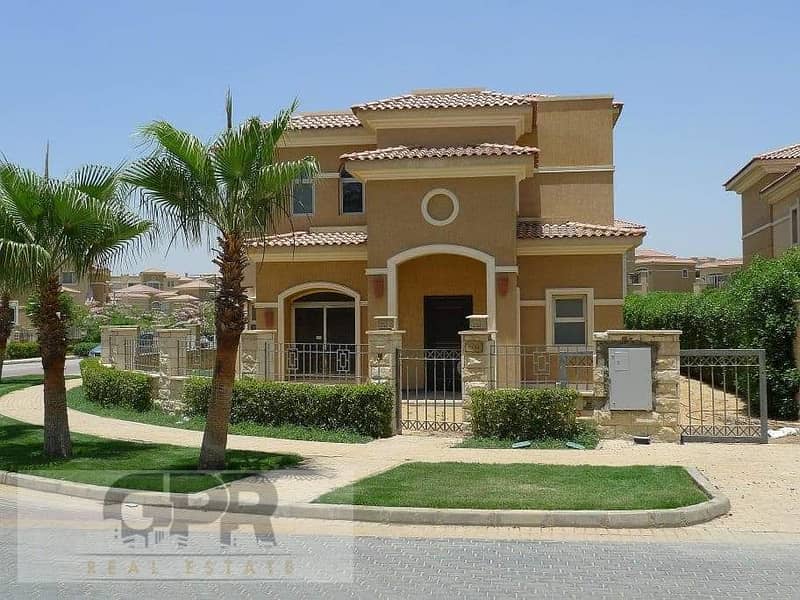 Villa for sale on an area of ​​300 m in Stone Park Compound, Fifth Settlement 2