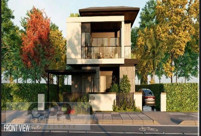 Town Villa 205m with installments in Telal East next to Palm Hills New Cairo 4