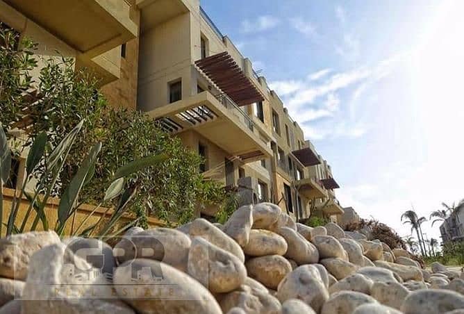 Garden duplex for sale in Stone Park New Cairo 172m with installments   ستون بارك  قطامية التجمع الخامس 3