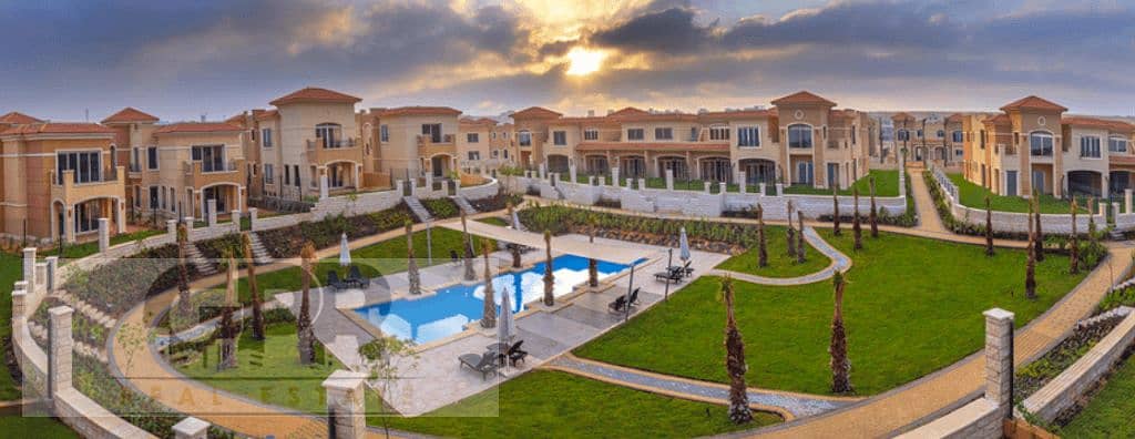 Garden duplex for sale in Stone Park New Cairo 172m with installments   ستون بارك  قطامية التجمع الخامس 4