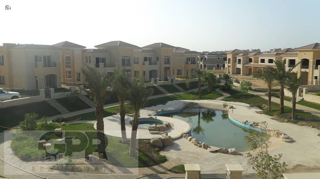 Garden duplex for sale in Stone Park New Cairo 172m with installments   ستون بارك  قطامية التجمع الخامس 16