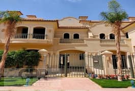 Classic town villa 223m ready to move with installments in Patio Prime La Vista Sherouk   باتيو برايم لافيستا الشروق