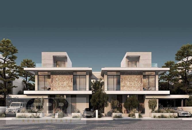 Finished townhouse villa for sale in Hills Of One New Zayed October 200m with installments  الشيخ زايد اكتوبر هيلز او وان 1