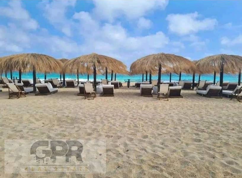 شاليه للبيع على البحر فى الساحل الشمالي /Chalet for sale on the sea in the North Coast 5