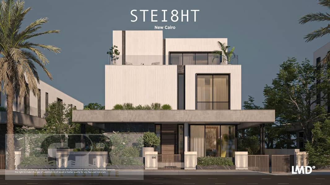 فيلا بسعر مميز للبيع في كمبوند ستيت في القاهره الجديده | Villa at a special price for sale in steight Compound in New Cairo 10