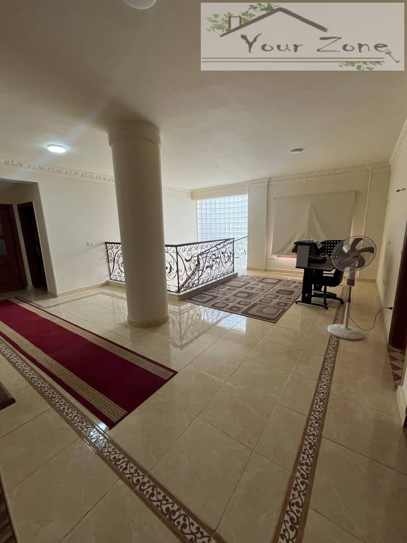 Duplex for rent in Sheikh Zayed, suitable for administrative use, near Al Bustan Street 9