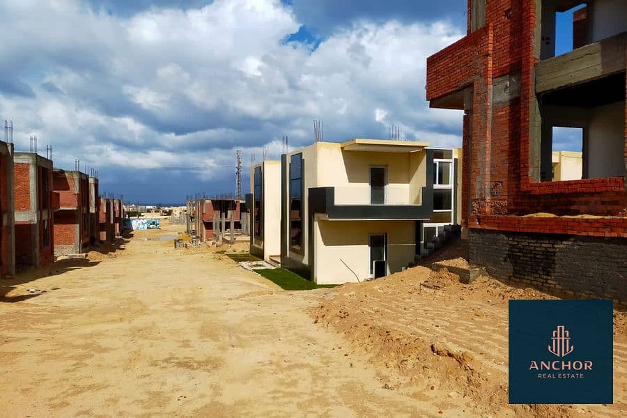 دوبلكس كامل التشطيب فيو اللاجون والبحر في الساحل الشمالي | FINISHED DUPLEX LAGOON AND SEA VIEW AT NORTH COAST 0