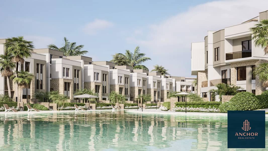 تاون هاوس علي الحزام الاخضر بمقدم 10% فقط في ايزولا فيلا في نيو زايد | Townhouse in Green River with only 10% Down Payment in Isola Villas Zayed 6