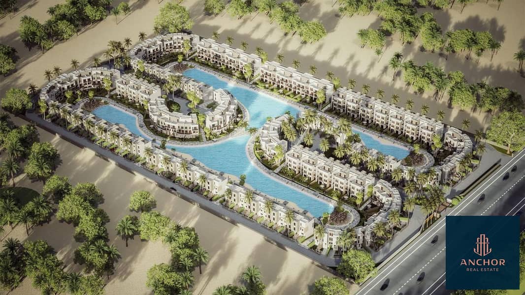 تاون هاوس علي الحزام الاخضر بمقدم 10% فقط في ايزولا فيلا في نيو زايد | Townhouse in Green River with only 10% Down Payment in Isola Villas Zayed 8