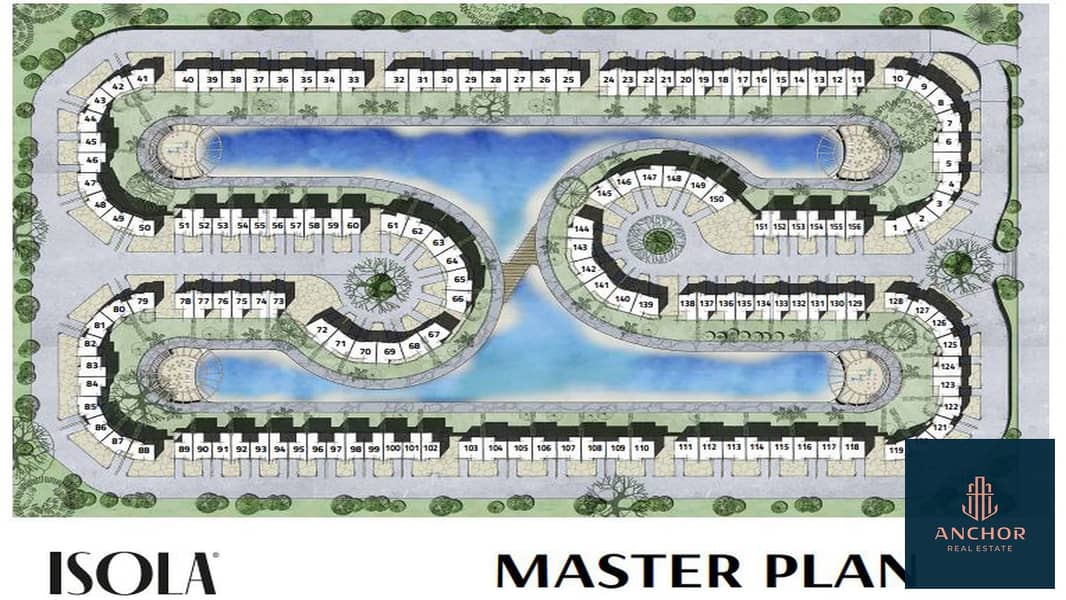 تاون هاوس علي الحزام الاخضر بمقدم 10% فقط في ايزولا فيلا في نيو زايد | Townhouse in Green River with only 10% Down Payment in Isola Villas Zayed 14