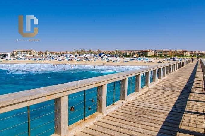 شالية بحديقة للبيع استلام فوري متشطب الترا سوبر لوكس ريسيل لافيستا باي الساحل الشمالي  Resale La Vista Bay North Coast 3