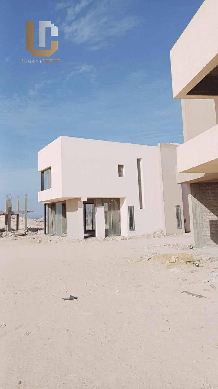 For Sale Villa With Cabin First Row Lagoon Fully Finished With Ac's lowest resale Price Jefaira North Coast Ras ElHekma 10