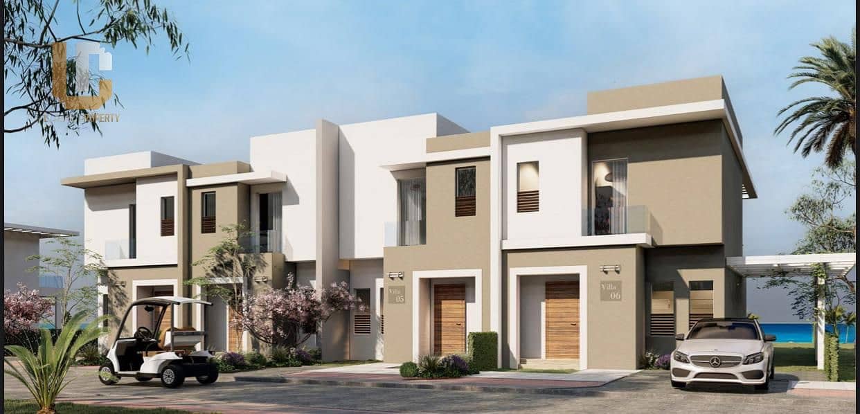 Townhouse villa in Middle Resale, North Coast - Hyde Park, Ras El Hekma, Seashore Village, Snapshot, for sale at less than the company price 1