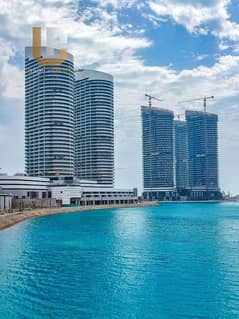 An apartment in The Gate, El Alamein Towers, ready to move with a view of the sea and the entire city of El Alamein from the top of the tower 0