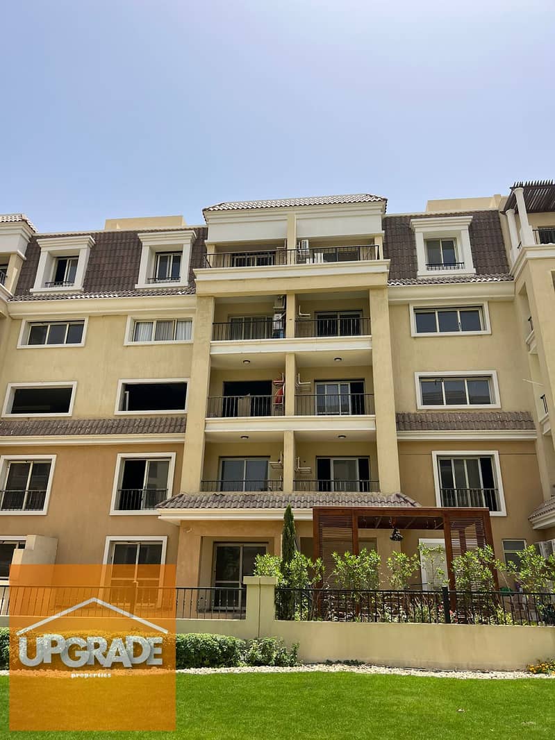 156 sqm apartment with landscape view in SARAI Compound in  MOSTAKBAL CITY  Next to MADINATY 0