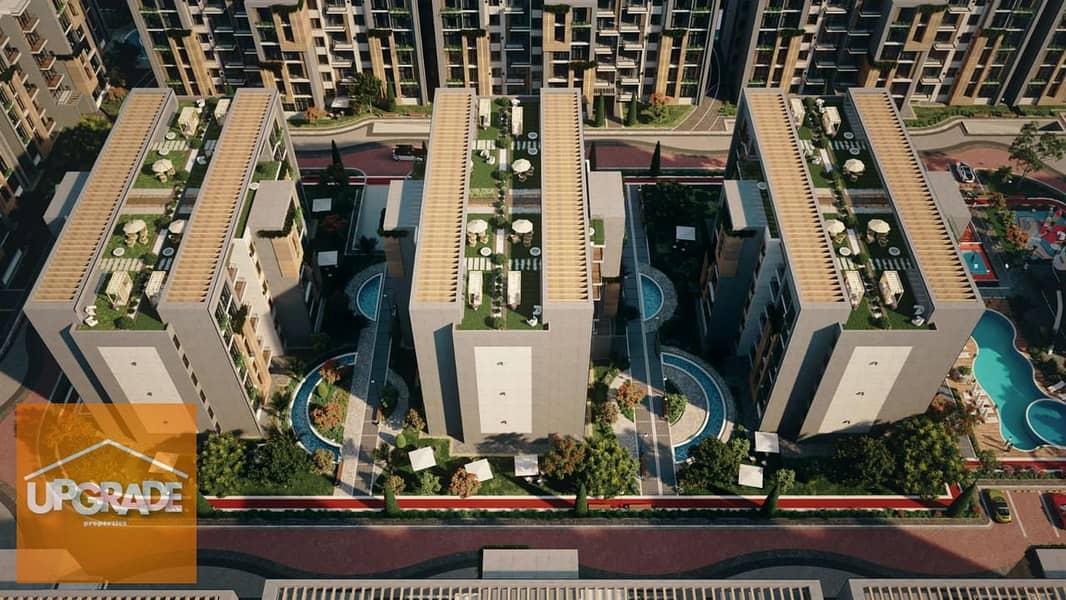 149m apartment with prime location in Valencia Valley Compound near Hyde Park and the American University with installments up to 10 years- New cairo 8