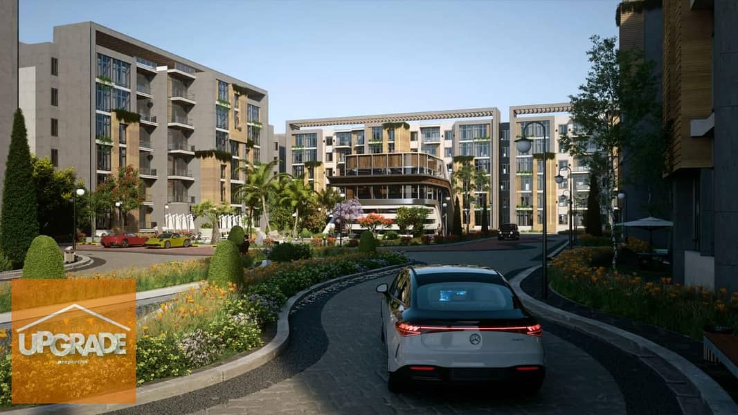 149m apartment with prime location in Valencia Valley Compound near Hyde Park and the American University with installments up to 10 years- New cairo 12