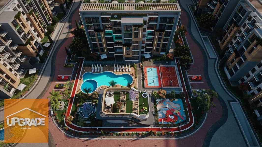 149m apartment with prime location in Valencia Valley Compound near Hyde Park and the American University with installments up to 10 years- New cairo 13