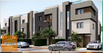 200 m townhouse for sale in Taj City Compound, with a 10% down payment, longest payment period, villas only compound, construction rate 50%, Clubhouse 0