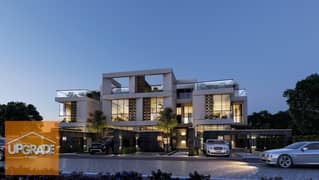 Townhouse 266m down payment starting from 5% and installments up to 9 years with a distinctive view inside The Brooks New Cairo, next to Stone Residen 0