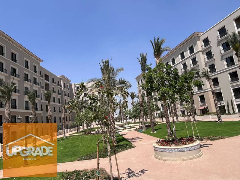 A fully finished apartment for sale with a total area of 159 sqm, ready to move in Village West compound, heart of Sheikh Zayed. With a 30% discount. 12