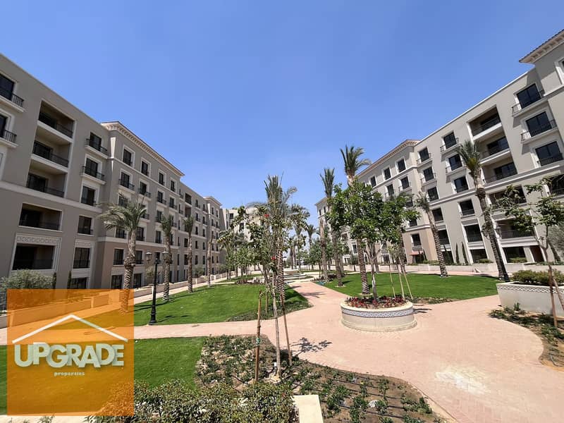 A fully finished apartment for sale with a total area of 159 sqm, ready to move in Village West compound, heart of Sheikh Zayed. With a 30% discount. 20