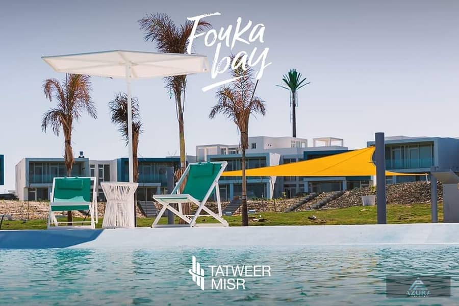 شاليه للبيع في فوكا باي Fouka Bay الساحل الشمالي علي البحر بالتقسيط المريح 3