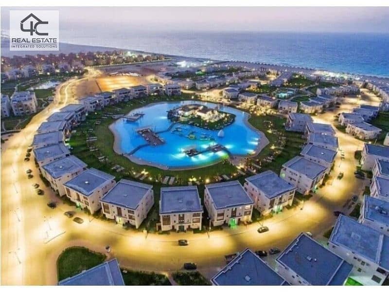 For sale in Amwaj Sabbour,Sidi Abdel Rahman with new furnishings and new appliances, Ultra Super Luxe finishing Sea View Landscape 5