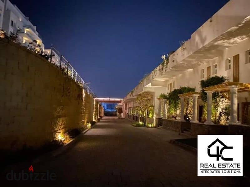 i villa for sale with an open terrace on the largest view and landscape, with the lowest down payment in the compound 1