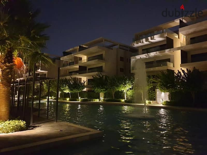 for sale apartment 3 bed with installment view lagoon in compound lake view 0