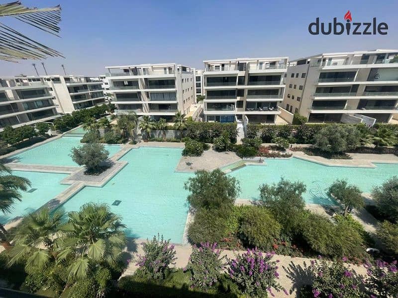 for sale apartment 3 bed with installment view lagoon in compound lake view 7