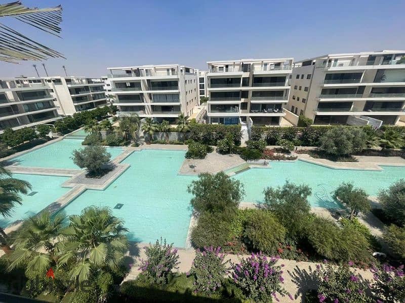 for sale apartment 3 bed with installment view lagoon in compound lake view 7