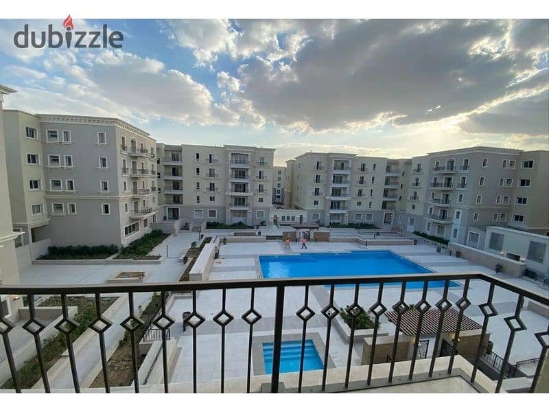 for sale apartment 3 bed ready to move fully finished kitchen & ACs special price in mivida 1