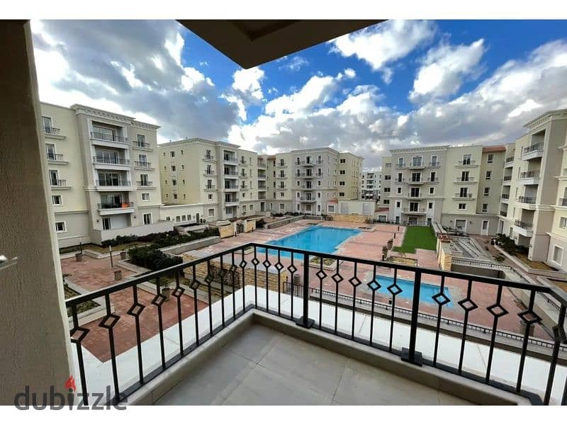 for sale apartment 3 bed ready to move fully finished kitchen & ACs special price in mivida 2